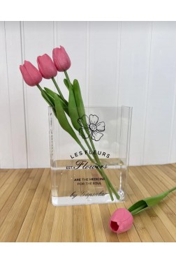 Su Sızdırmaz Mika Kitap Görünümlü Pinterest Vazo Dekor