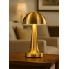 Mantar Model Retro Masa Lambası Gold Altın Renkli Dimmerli Şarjlı Dekoratif Dokunmatik Masa Lambası Mantar Model Retro Masa Lambası Gold Altın Renkli Dimmerli Şarjlı Dekoratif Dokunmatik Masa Lambası