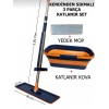 Kendinden Sıkmalı Tekerlekli Katlanabilir Kovalı Mop Kendinden Sıkmalı Tekerlekli Katlanabilir Kovalı Mop