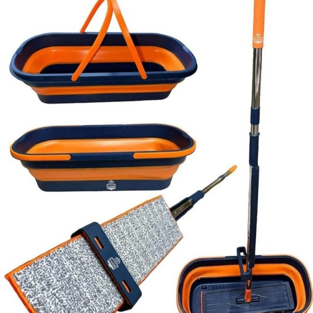 Kendinden Sıkmalı Tekerlekli Katlanabilir Kovalı Mop Kendinden Sıkmalı Tekerlekli Katlanabilir Kovalı Mop